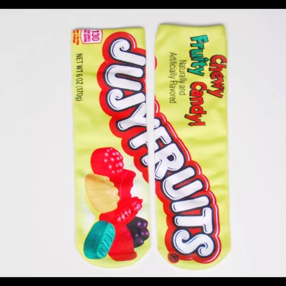 Jujy Fruits Candy Novelty Socks
